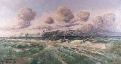 Willem DELSAUX (1862-1945)
Paysage à Duinhoek...