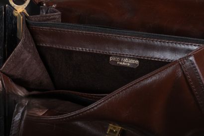 Paco Rabane - Paris
Sac en cuir brun fon...