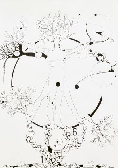 Monogramme RD
Homme arbre, 2016. Dessin....