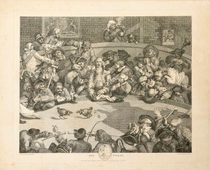 William HOGARTH (1697-1764) 
Le combat de...