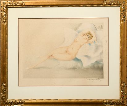 Louis ICART (1888–1950) 
Lithograph. Not...