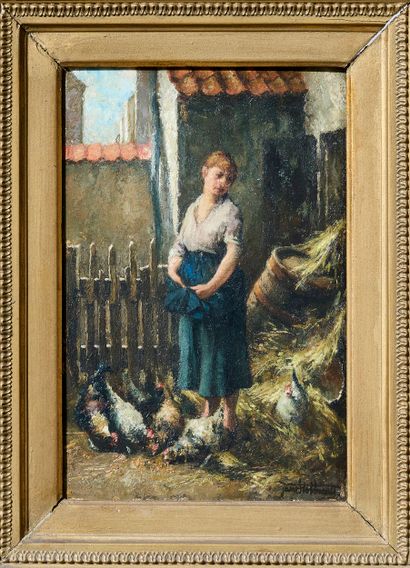 Jan STOBBAERTS (1838-1914)
Peasant woman...