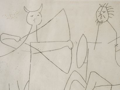 Pablo PICASSO (1881-1973) 
Le combat des...