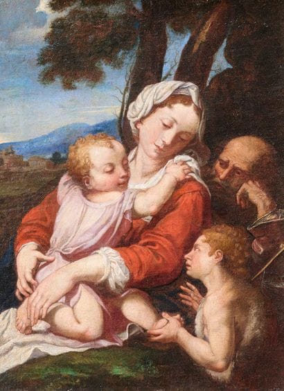 Italie XVIe siècle - Cinquecento
Sainte famille....