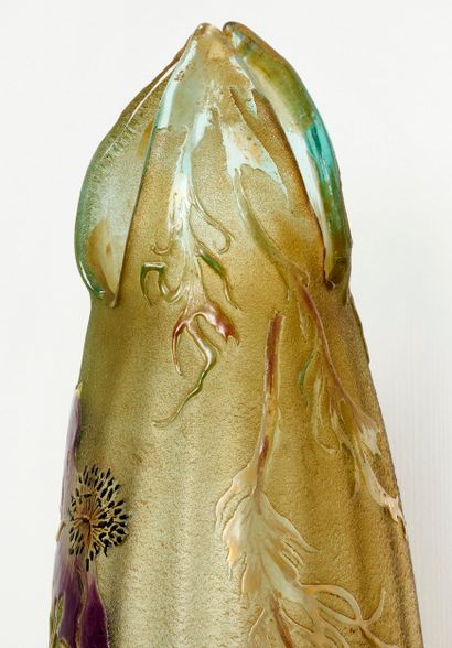 Emile GALLE (1846-1904)
Grand vase fuselé...