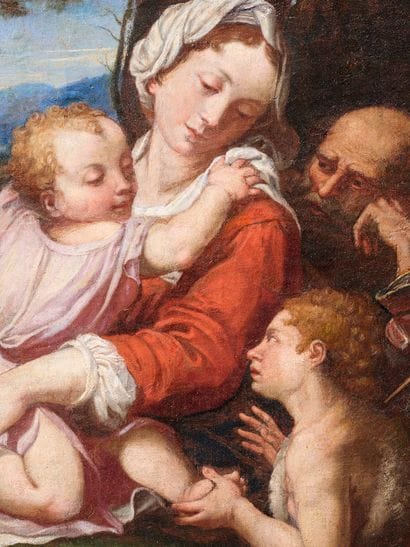 Italie XVIe siècle - Cinquecento
Sainte famille....