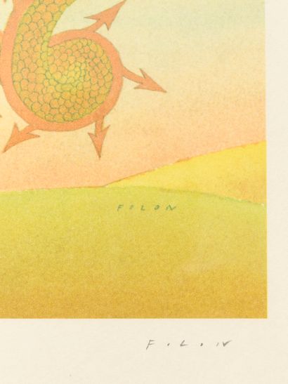 Jean-Michel FOLON (1934-2005)
Lithograph....