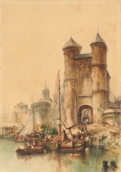 Alexander SCHAEPKENS (1815-1899) 
View of...