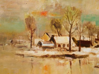 Albert CLAEYS (1889-1967)
Paysage d'hiver...