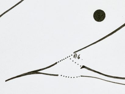 Monogramme RD
Nu minimaliste 2016. Dessin....