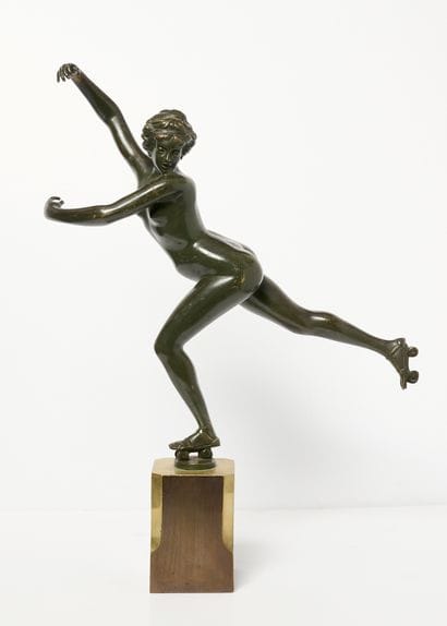 Unsigned
The Nude Skater. Not on display...