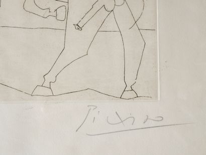 Pablo PICASSO (1881-1973) 
Le combat des...