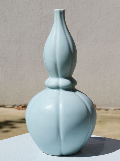 Chine - Marque Daoguang - 道光帝 
Vase coloquinte...