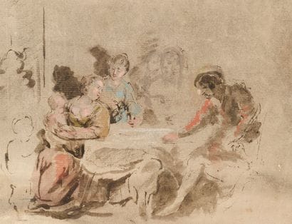 18th century French school
Intimate genre...