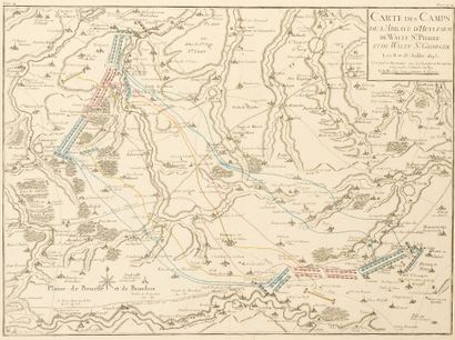 Carte des Camps de l'Abbaye d'Heylesem, de...