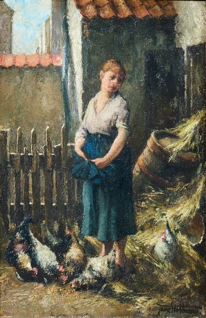 Jan STOBBAERTS (1838-1914)
Peasant woman...