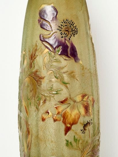 Emile GALLE (1846-1904)
Grand vase fuselé...