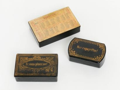 England XIXth - 3 Boxes