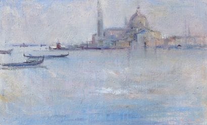 Vedudist - Illegible signature
View of Venice...