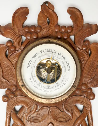 Style Liberty (Art nouveau italien) Baromètre
Baromètre/Thermomètre...