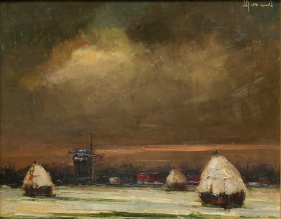 Vic DOOMS (1912-1994)
Paysage à Lathem Saint...