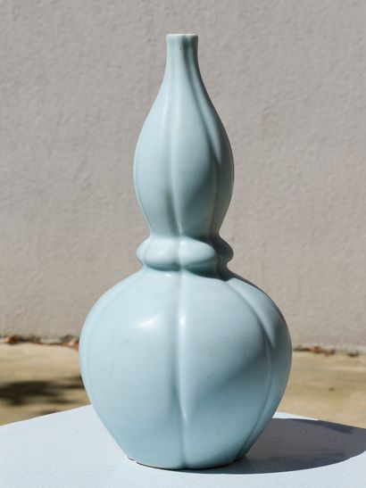 Chine - Marque Daoguang - 道光帝 
Vase coloquinte...