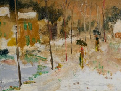 Albert SAVERYS (1886-1964)
Paysage d'hiver....