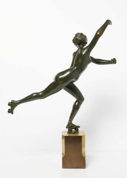 Unsigned
The Nude Skater. Not on display...