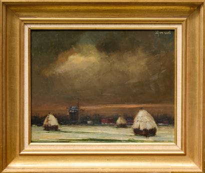 Vic DOOMS (1912-1994)
Paysage à Lathem Saint...