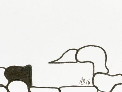 Monogramme RD
Homme arbre, 2016. Dessin....