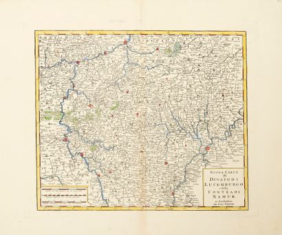 Johannes BLAEU (1650-1712)
Carte de Namur....