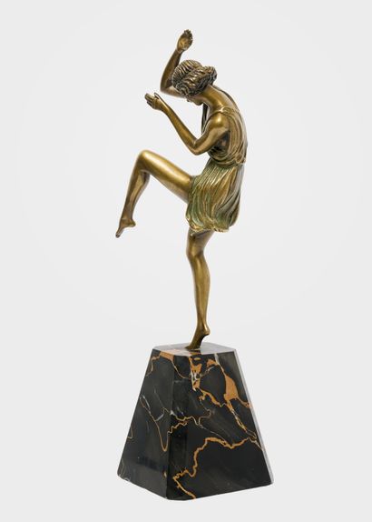 Pierre LE FAGUAYS (1892-1962)
Danseuse. Bronze...