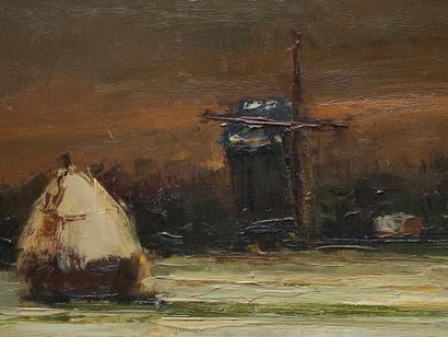 Vic DOOMS (1912-1994)
Paysage à Lathem Saint...