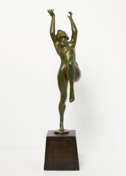 Henri CALOT (1857–1935)
Nude Dancer. Bronze....