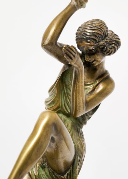 Pierre LE FAGUAYS (1892-1962)
Danseuse. Bronze...