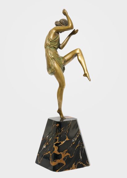Pierre LE FAGUAYS (1892-1962)
Danseuse. Bronze...