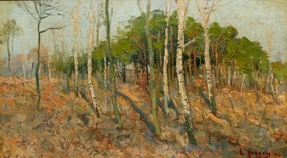 Léon HUYGENS (1876-1918/19)
View of a copse...
