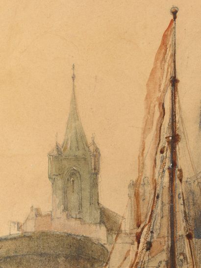 Alexander SCHAEPKENS (1815-1899) 
View of...