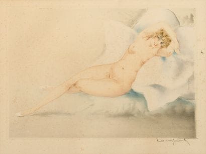 Louis ICART (1888–1950) 
Lithograph. Not...