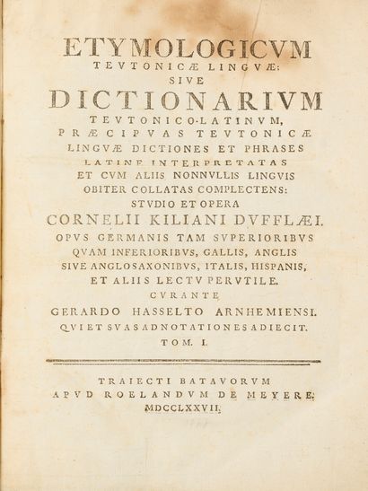 Cornelii Kiliani Dufflaei / Cornelius Kiliaan...