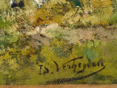 Isidore VERHEYDEN (1846-1905)
Paysage à la...