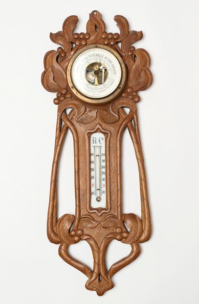 Style Liberty (Art nouveau italien) Baromètre
Baromètre/Thermomètre...