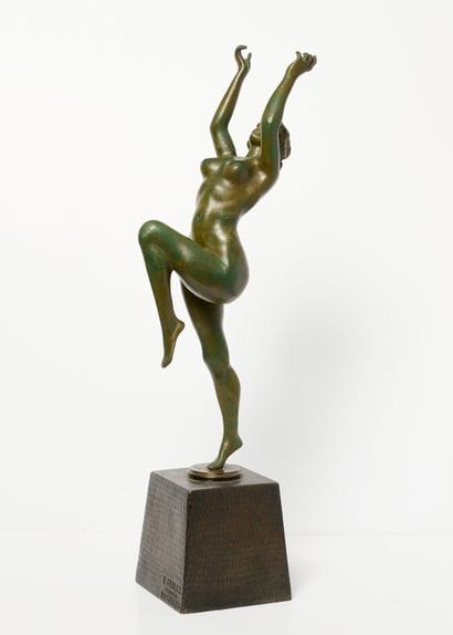 Henri CALOT (1857–1935)
Nude Dancer. Bronze....