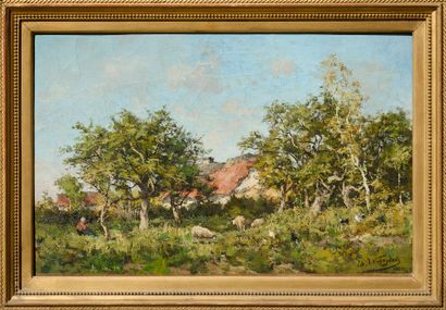 Isidore VERHEYDEN (1846-1905)
Paysage à la...
