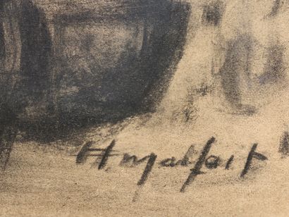 Hubert MALFAIT (1898-1971)
Paysan à la faucille....