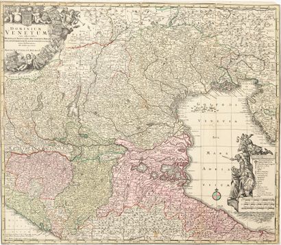 Matthäus SEUTTER (1678-1757)
Carte de Venise...