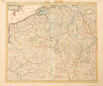 Johannes BLAEU (1650-1712)
Cartes Hainaut...