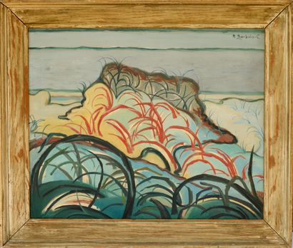 René BARBAIX (1909-1966)
Dunes, 1947. Huile...