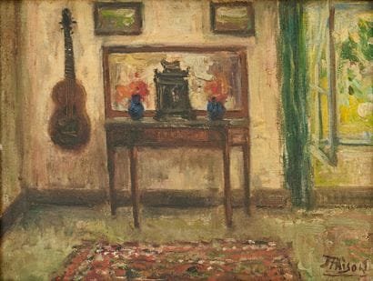 Jehan FRISON (1882-1961)
Intérieur à la guitare....