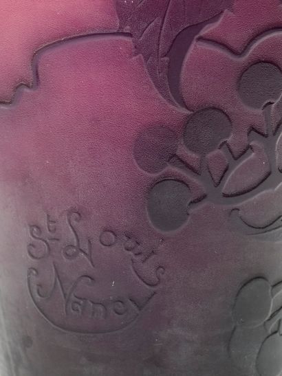 Manufacture de Saint Louis
Vase en verre...